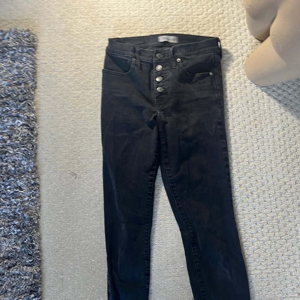 Size 27 black jeans from Madewell